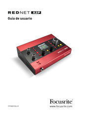 Focusrite REDNET X2P Guía De Usuario