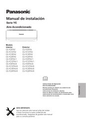 Panasonic CU-YC12TKV Manual De Instalación