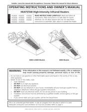 Enerco HEATSTAR HS4030 Instrucciones De Funcionamiento Y Manual Del Propietario