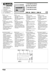 Lovato DMK 61 Manual Del Usuario