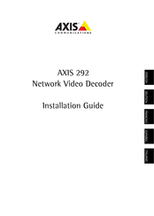 Axis 292 Guia De Instalacion