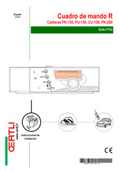 OERTLI PK-150 Instrucciones De Instalación