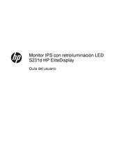 HP EliteDisplay S231d Guia Del Usuario