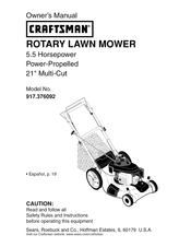 Craftsman 917.376092 El Manual Del Propietario