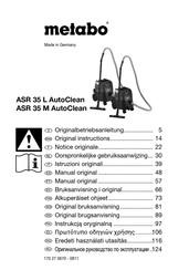 Metabo ASR 35 M AutoClean Manual Original