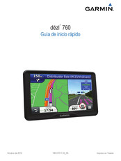 Garmin dezl 760 Guia De Inicio Rapido