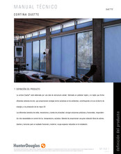 Hunter Douglas DUETTE Manual Tecnico