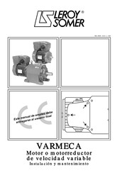 Leroy-Somer Varmeca Instalación Y Mantenimiento