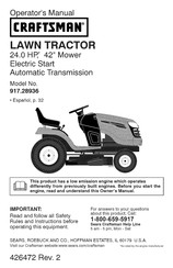 Craftsman 917.28936 Manual Del Operador