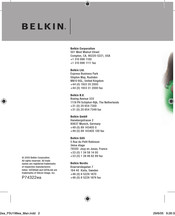 Belkin F5U198ea Manual De Usuario