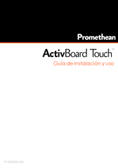 promethean ActivBoard Touch Guía De Instalación Y Uso