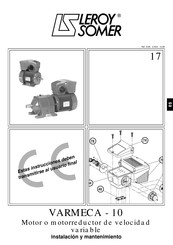 Leroy-Somer Varmeca-10 Serie Instalación Y Mantenimiento