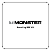 Monster PowerPlug USB 600 Guía Del Usuario E Información De Garantía