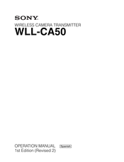 Sony WLL-CA50 Operación Manual