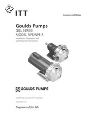 ITT Goulds Pumps G&L Serie Instrucciones De Instalación, Operación Y Mantenimiento