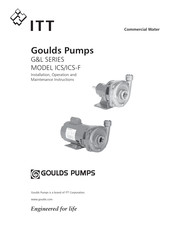 ITT Goulds Pumps L Serie Instrucciones De Instalación, Operación Y Mantenimiento