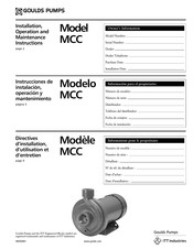 ITT Goulds Pumps HSC Serie Instrucciones De Instalación, Operación Y Mantenimiento
