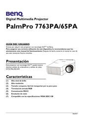 BenQ PalmPro 7763PA Guia Del Usuario