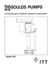 ITT Goulds Pumps VRS Instrucciones Para La Instalación Operación Y Mantenimiento