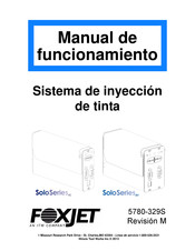 Foxjet Solo 90 Serie Manual De Funcionamiento