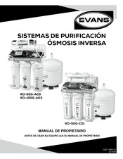 Evans RO-50G-A03 Manual De Propietario