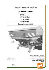 Amazone ZA-V Tronic Instrucciones De Servicio