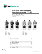 Ohio Medical Push-To-Set PINA Instrucciones De Uso