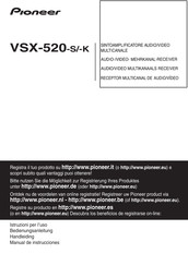 Pioneer VSX-520-K Manual De Instrucciones