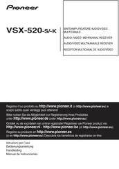 Pioneer VSX-520-S Manual De Instrucciones