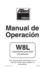 Allied Systems W8L Manual De Operación