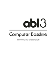 AudioRealism abl3 Manual De Operación