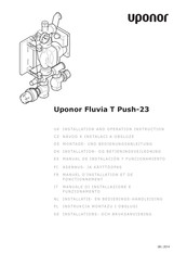 Uponor Fluvia T Push-23 Manual De Instalación Y Funcionamiento