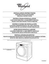 Whirlpool 3LCHW9100YQ Instrucciones De Instalación