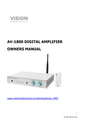 Vision AV-1800 Manual Del Propietário