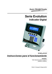 Avery Weigh-Tronix E12 Serie Instrucciones Para El Funcionamiento