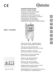 Bartscher CPE91M00 Manual De Instalación, Uso Y Mantenimiento