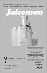 Juiceman JM300 Manual De Instrucciones