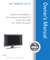 Dell W2600 El Manual Del Propietario