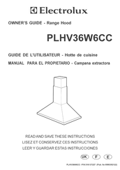 Electrolux PLHV36W6CC Manual Para El Propietario