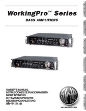 SWR Sound WorkingPro Serie Instrucciones De Funcionamiento