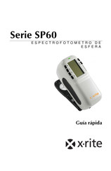 X-Rite SP60 Serie Guía Rápida