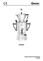 Bartscher 191001 Manual De Instrucciones