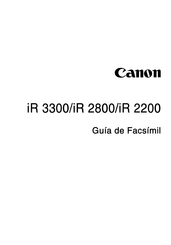 Canon iR3300 Manual De Instrucciones