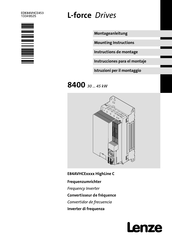 Lenze L-force 8400 Serie Instrucciones Para El Montaje