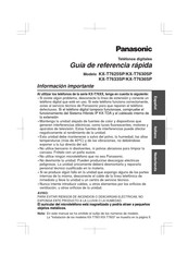 Panasonic KX-T7633SP Guía De Referencia Rápida