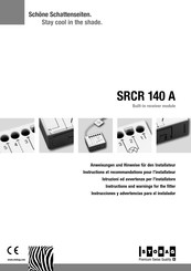 Stobag SRCR 140 A Instrucciones Y Advertencias Para El Instalador