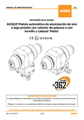 DeVilbiss AG362P Manual De Mantenimiento