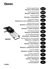 Bartscher 500393 Instrucciones De Uso