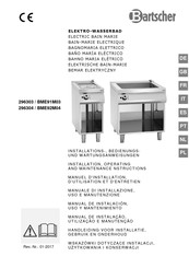 Bartscher MARIA Serie Manual De Instalación, Uso Y Mantenimiento