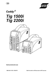 ESAB Caddy 1500i Instrucciones De Uso